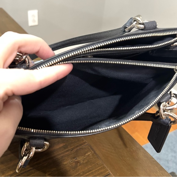 Coach Brooke Carryall Blue and Gray Patchwork with COA - Picture 6 of 13